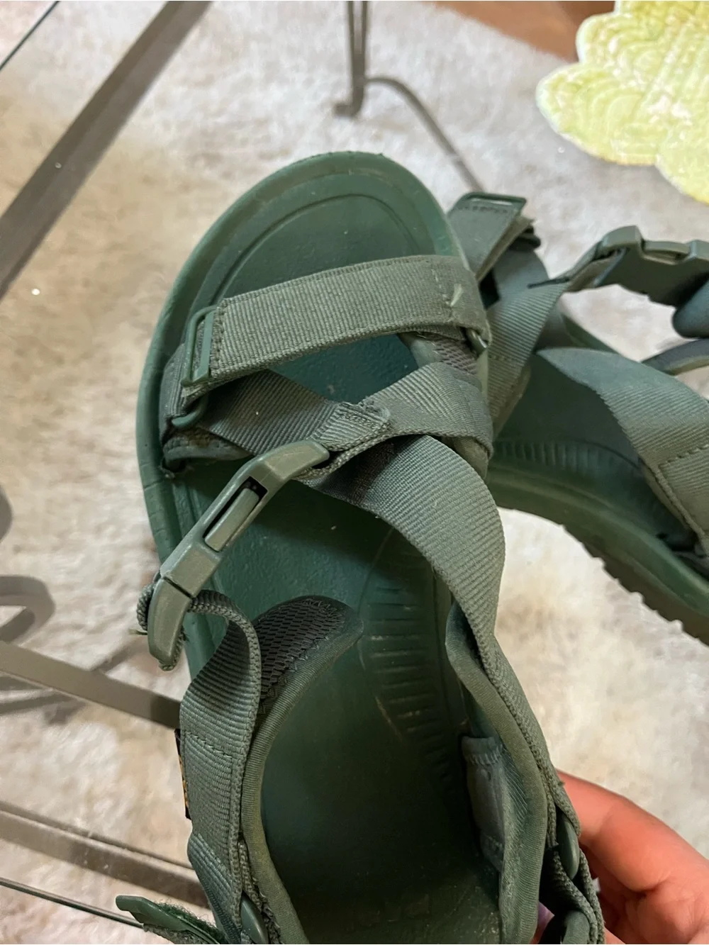 Teva Green Outdoor Sport Sandals Hurricane Verge Size M10
